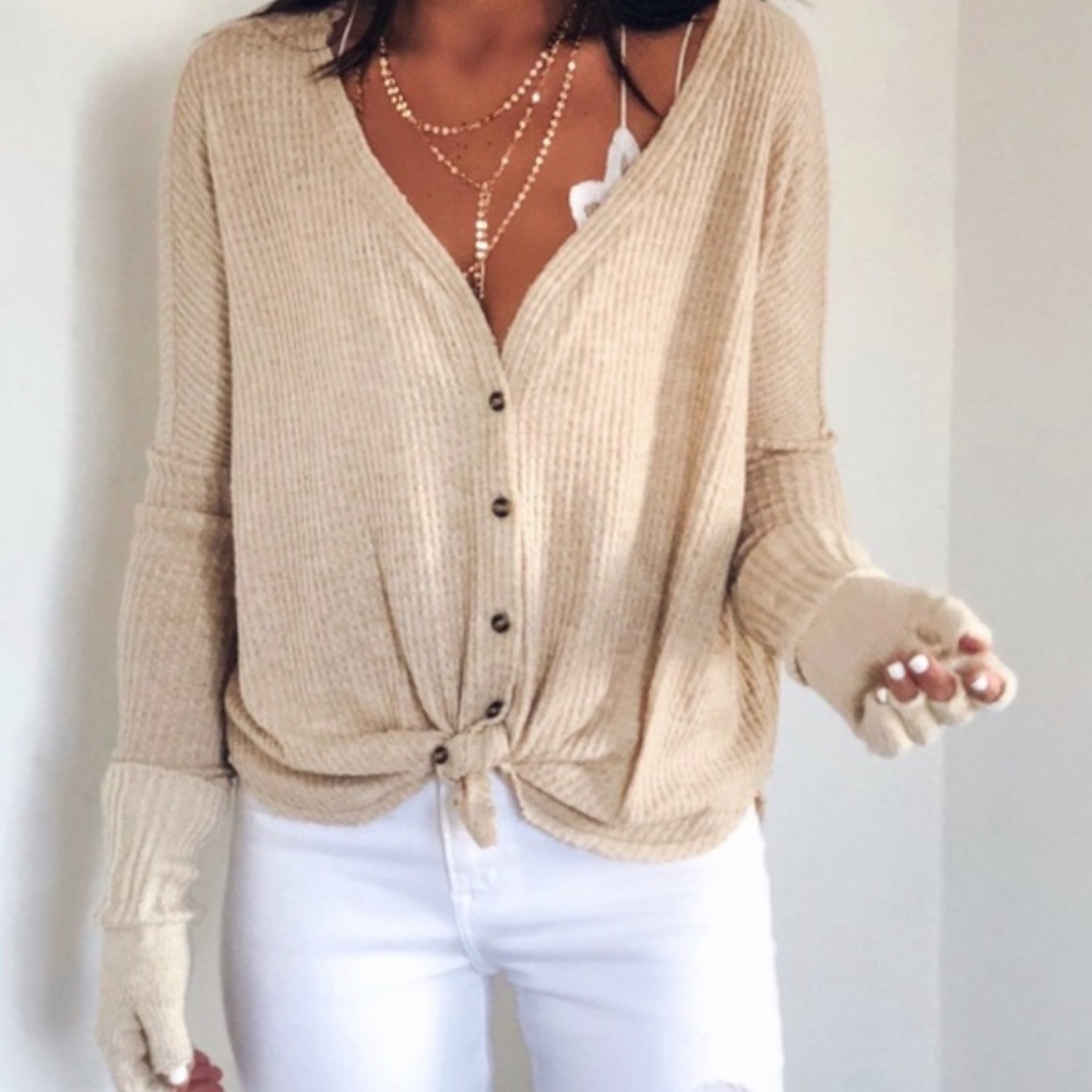 Out From Under JoJo Oversized Thermal Top